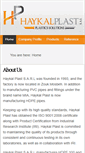 Mobile Screenshot of haykalplast.com