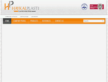 Tablet Screenshot of haykalplast.com